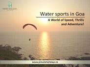 Water Sports in Goa