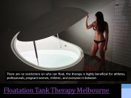 Floatation Tank Therapy Melbourne