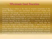 Wholesale Steel Bracelets