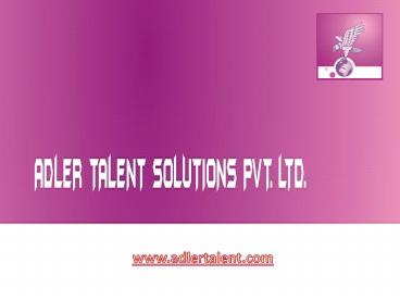 Adler Talent Solutions Pvt. Ltd.