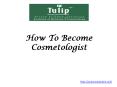 Tulip International Institute for Cosmetology & Wellness PowerPoint PPT Presentation