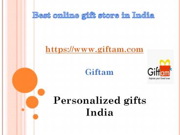 Best online gift store in India