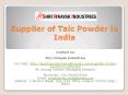 Supplier of Talc Powder in India PowerPoint PPT Presentation