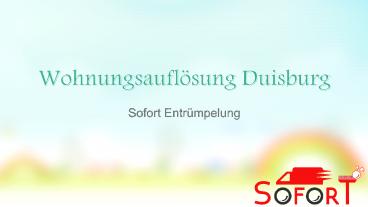 Wohnungsauflösung Duisburg