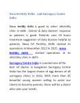 Nova Fertility Delhi   and  Surrogacy Centre India PowerPoint PPT Presentation