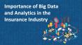 Importance of Big Data and Analytics in the Insurance Industry PowerPoint PPT Presentation