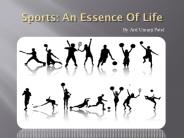 Sports: An Essence Of Life