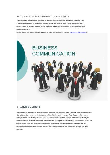 PPT – ezTalks: How to Make Business Communication Effective PowerPoint ...
