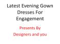 Party Wear Gown Dress: Long Sleeved Designer Gowns for Wedding and Engagement Online India Low Price