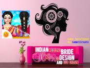 Indian Wedding Bride Hair Do Design and Spa Salon