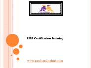 PMP Certification Training