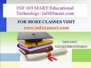 INF 103 MART Educational Technology/inf103mart.com