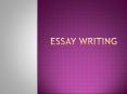 Essay Writing Services PowerPoint PPT Presentation