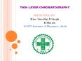 Thin layer chromatography PowerPoint PPT Presentation