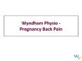 Pregnancy Back Pain PowerPoint PPT Presentation