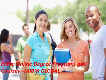 Apply Now Emba Online Degree Programs and Courses