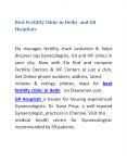 Best Fertility Clinic in Delhi  and GR Hospitals PowerPoint PPT Presentation