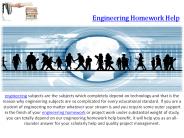 engineering homework help
