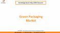 Global Green Packaging Market Growth PowerPoint PPT Presentation