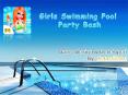 Girls Swimming Pool Party Bash PowerPoint PPT Presentation