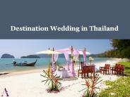 Destination Wedding in Thailand