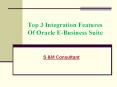Oracle Online Training | Top 3 Integration Features of Oracle PowerPoint PPT Presentation