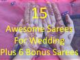 New collection wedding sarees for women