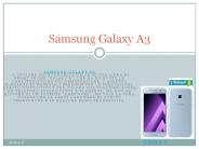 Samsung Galaxy A3 2017 blu