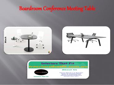 Boardroom Conference Meeting Table