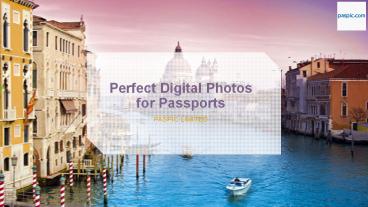 Digital Photos for Passports