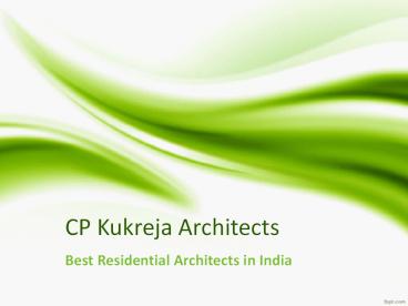 Best Residential Architects in India
