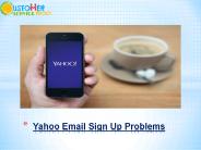 Yahoo Email Sign Up Problems