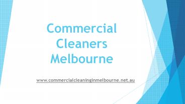 Commercial Cleaning Melbourne