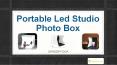 Portable Led Studio Photo Box PowerPoint PPT Presentation