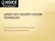 Latest security camera system technology