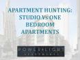 Apartment Hunting: Studio Vs One Bedroom Apartments PowerPoint PPT Presentation