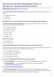 Female GP in Springwood