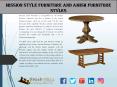 Mission Style Furniture and Amish Furniture Styles PowerPoint PPT Presentation