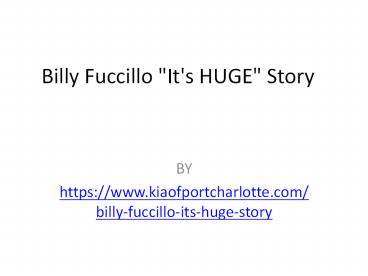Billy Fuccillo 