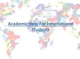 Academic Help for International Student PowerPoint PPT Presentation