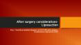 After surgery considerations- Liposuction PowerPoint PPT Presentation