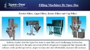 Cup Filling Machines | Spee-Dee