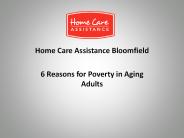 6 Reasons for Poverty in Aging Adults