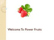 Mustaherukat - marjat - Power Fruits