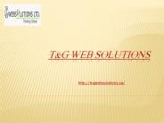 T&G Web Solutions