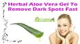 Herbal Aloe Vera Gel To Remove Dark Spots Fast