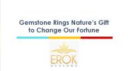 Gemstone jewellery