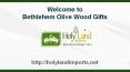 Bethlehem olive Wood Ornaments Gifts PowerPoint PPT Presentation