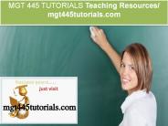 MGT 445 TUTORIALS Teaching Resources / mgt445tutorials.com