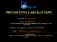 Precious Stone Slabs Blue Agate PowerPoint PPT Presentation